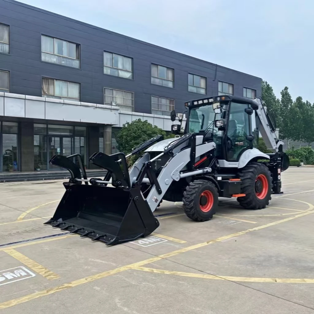 Professional Backhoe Loader 2.5tons Excavator and Loader 2-in-1 Suitable for All-Terrain Operations CE/EPA/Euro 5