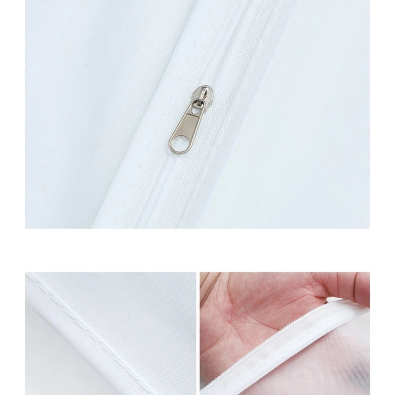 12pcs Hanging Garment Bags Lightweight Clear Clothes Cover Full Zipper Suit Bag for Closet Storage Drop shipping