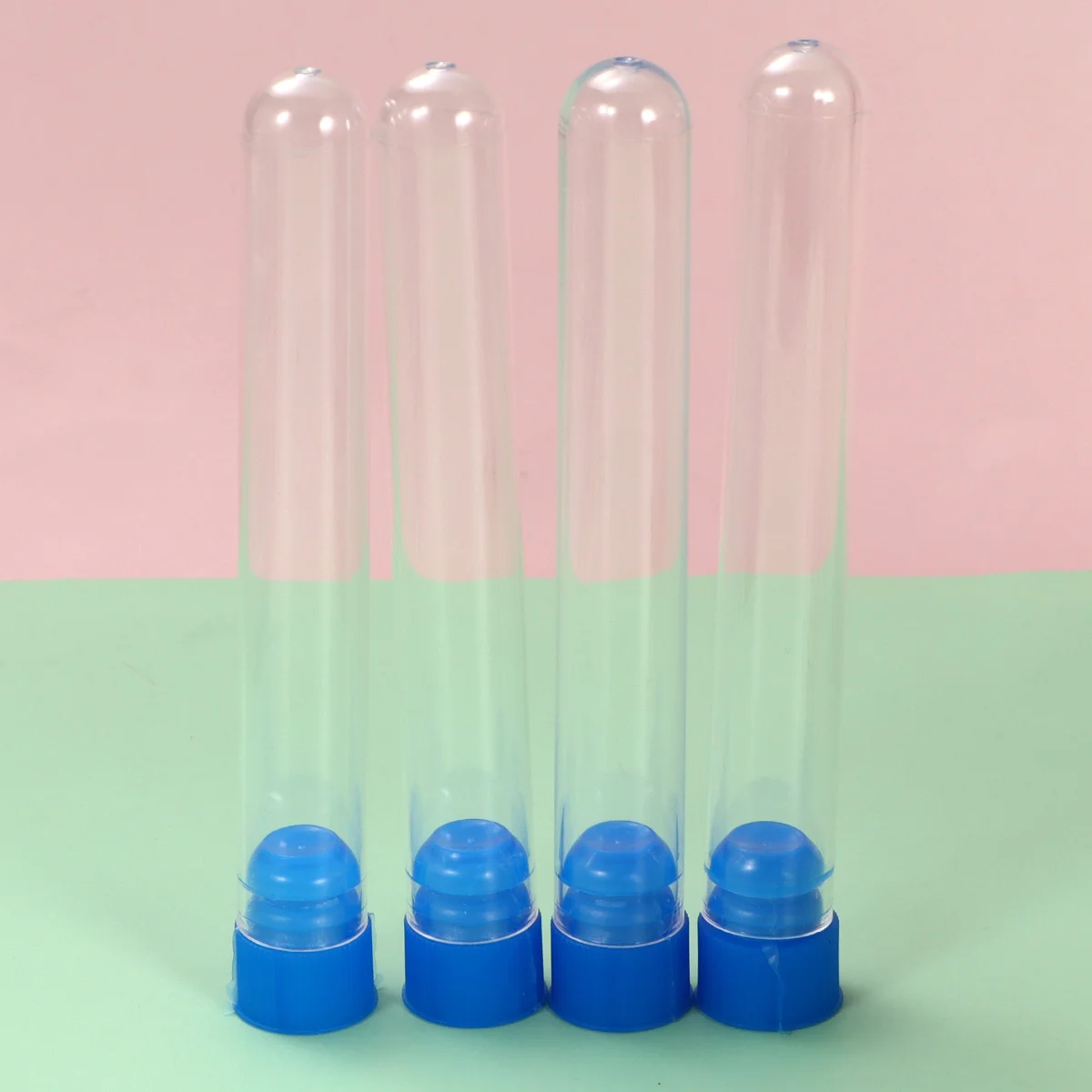 

50 Pcs Plastic Test Tube Tubes with Lids Confections Storage Lotion Bottle