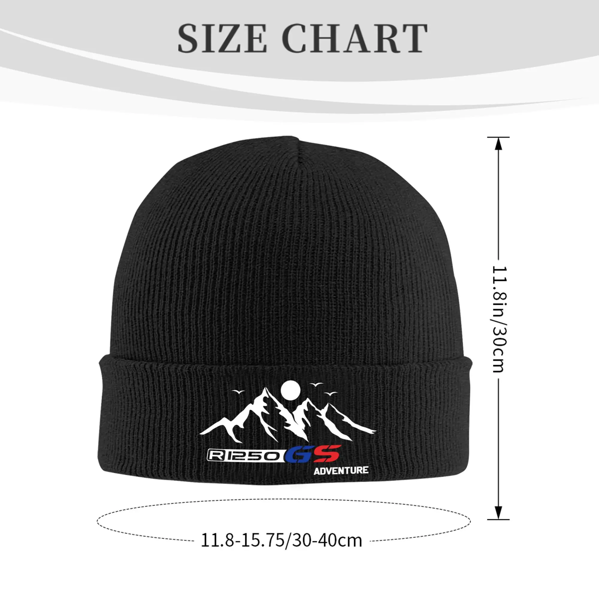 GS Motorcycle Adventure Skullies Beanies Caps Unisex Winter Warm Knit Hat Adult Motocross Enduro Cross Bonnet Hats Ski Cap