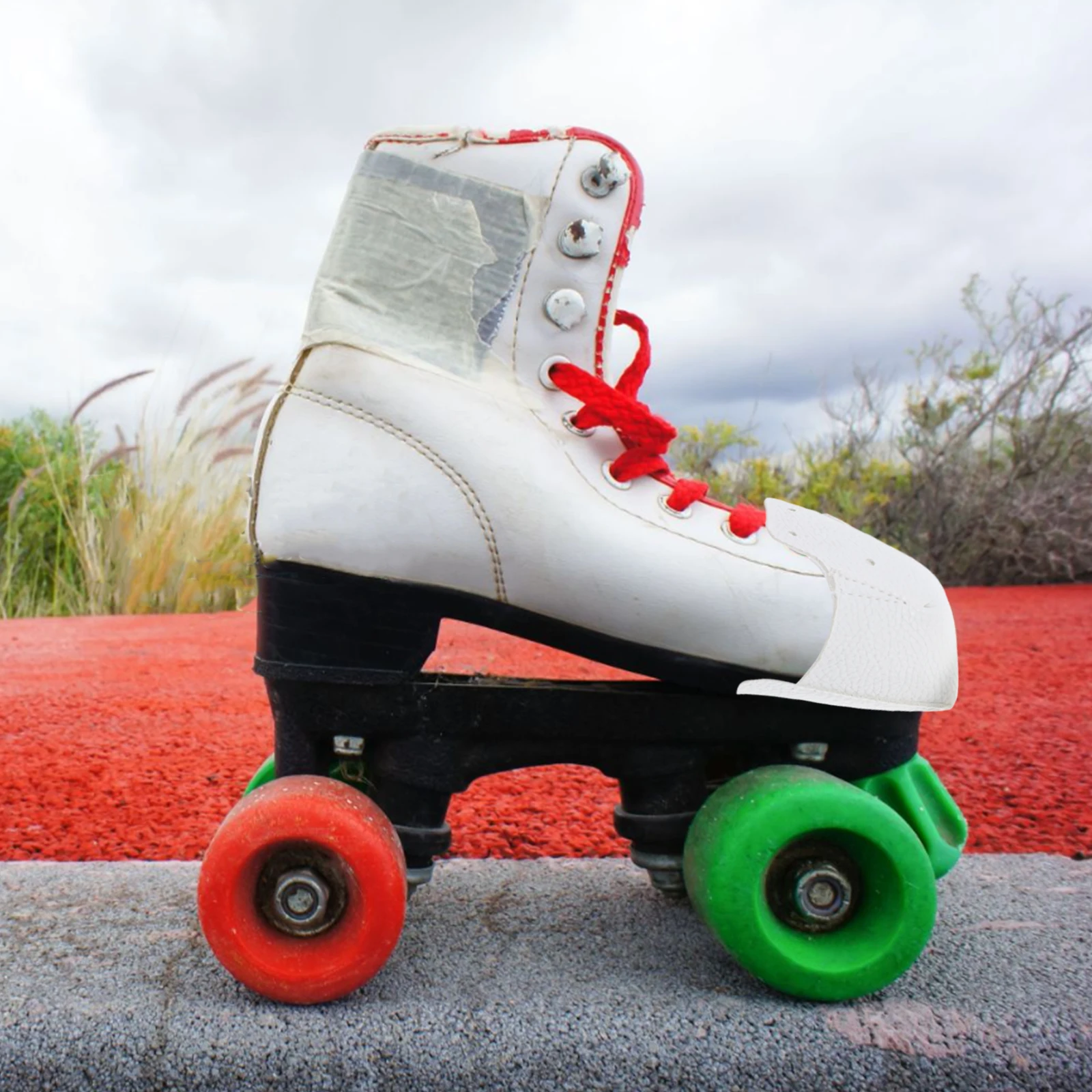 

1Pair PU Quad Roller Skate Toe Caps Protectors Toe Guards Anti Smash Foot Cover Ice Skating Accessories Skate Protector