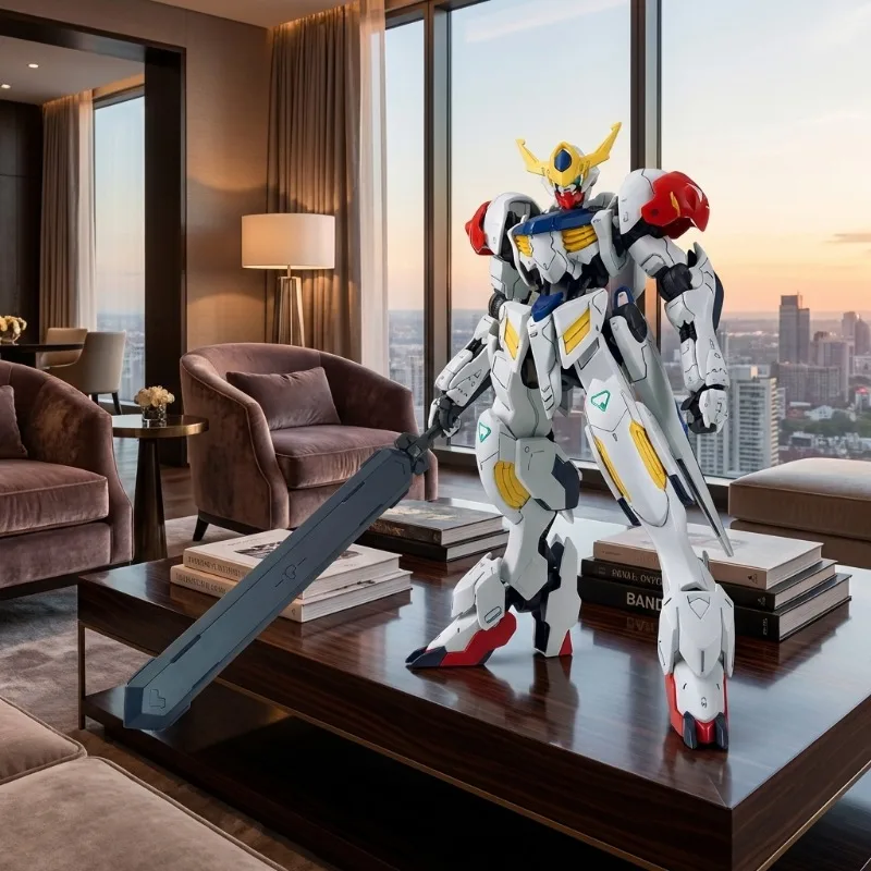 

Bandai HG 021 1/144 Barbatos Gundam Lupus Action Figure High Grade Iron-Blooded Orphans Mobile Suit Kit for Kids Hobby Gift New