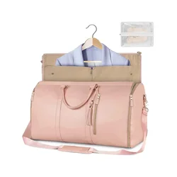 Buylor 2-in-1 umwandelbare Kleidersack, faltbare Anzug-Aufbewahrungstasche, große Kapazität, Reise-Reisetasche, wasserdichte Tragetasche, Fitness-Sporttasche