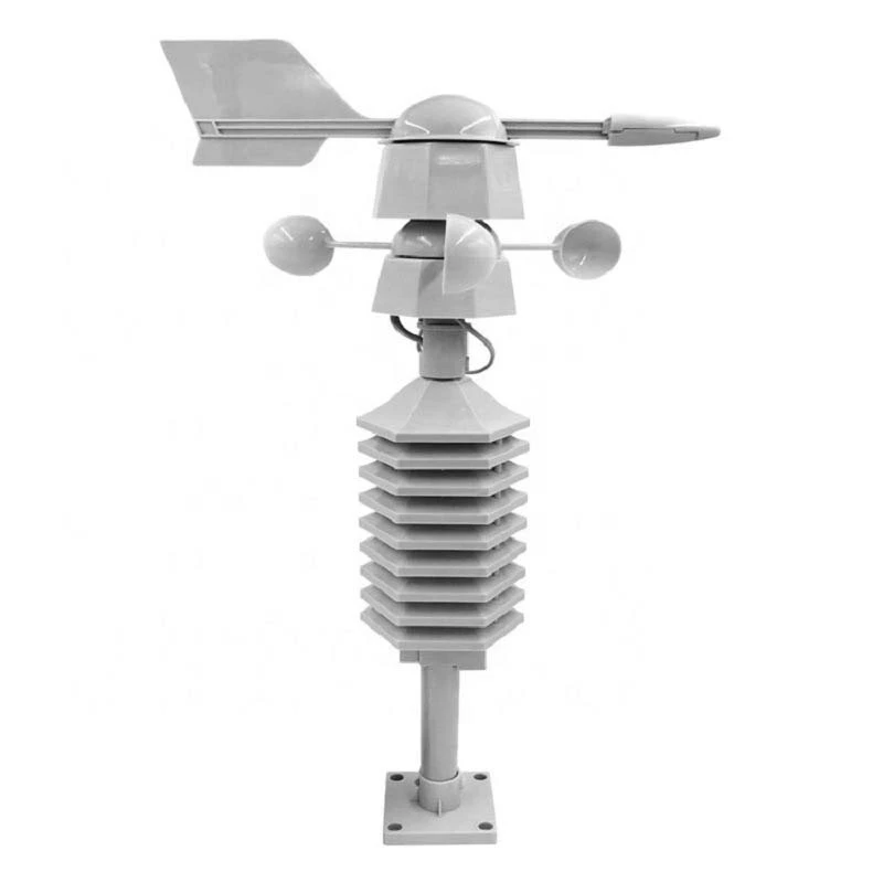 Imagem -04 - Wireless Relógio Estação Meteorológica com Vento Velocidade Tester e Sensor de Direção Previsão de Temperatura 433mhz rf