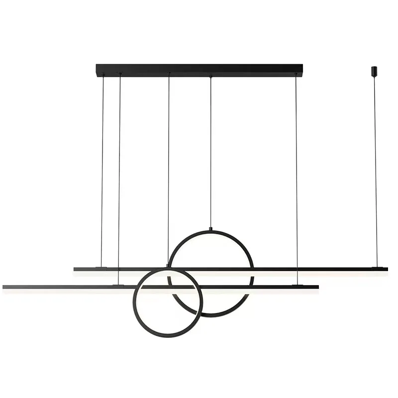 Lampu gantung LED Modern, lampu gantung langit-langit untuk meja ruang makan dapur Bar lampu gantung dekorasi dalam ruangan