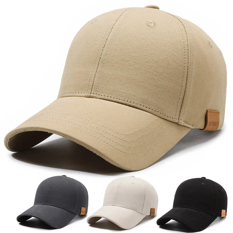 

2024 Dry Quickly Sun Cap Woman Outdoors Casual Sport Hat Men Big Size Baseball Caps 60-65cm