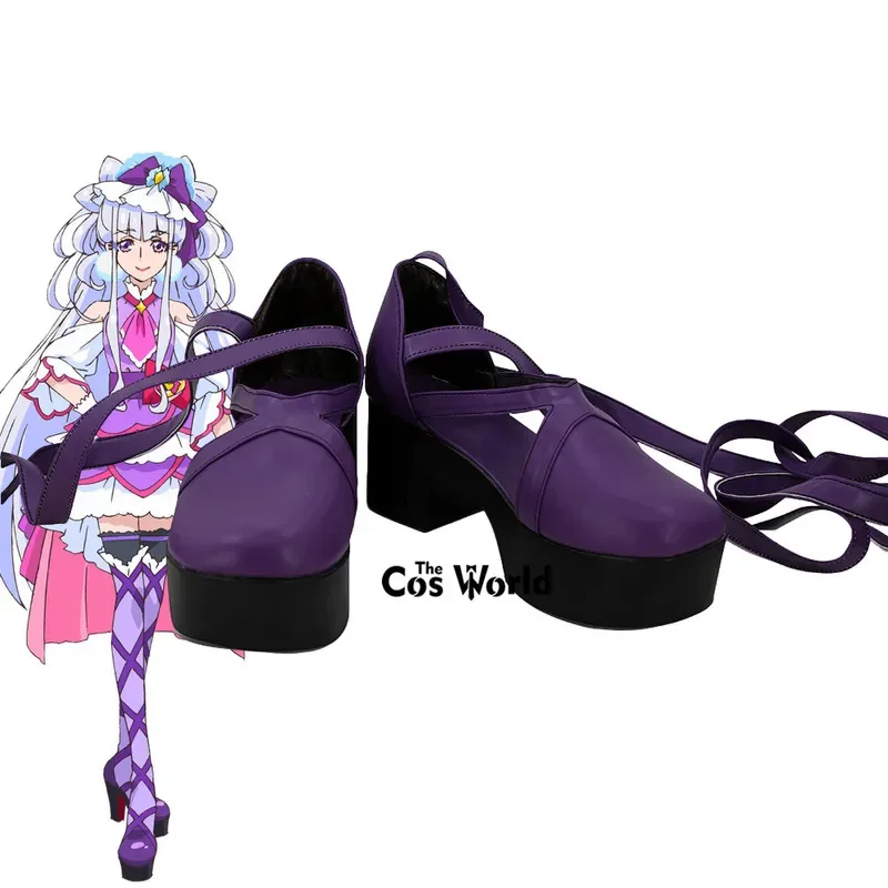 Pretty Cure Precure Cure Amour Anime Customize Cosplay High Heels Shoes Boots