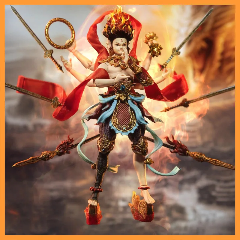 

В наличии FancyRealm масштаб 1/12, классическая мифологическая легендарная фигурка Nezha, полный набор, подходит для 6-дюймовой экшн-фигурки, модель игрушки