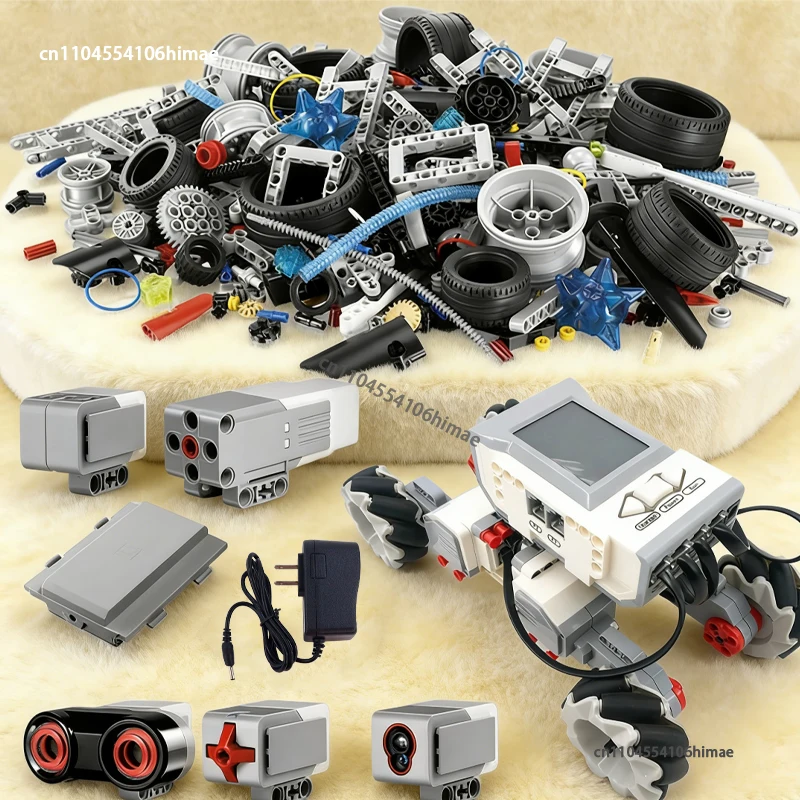 

Hot EV3 Mindstorms 45544 45560 Color Touch Gyro Ultrasound Sensos Electronics Parts DIY Technical Educational Building Block Toy