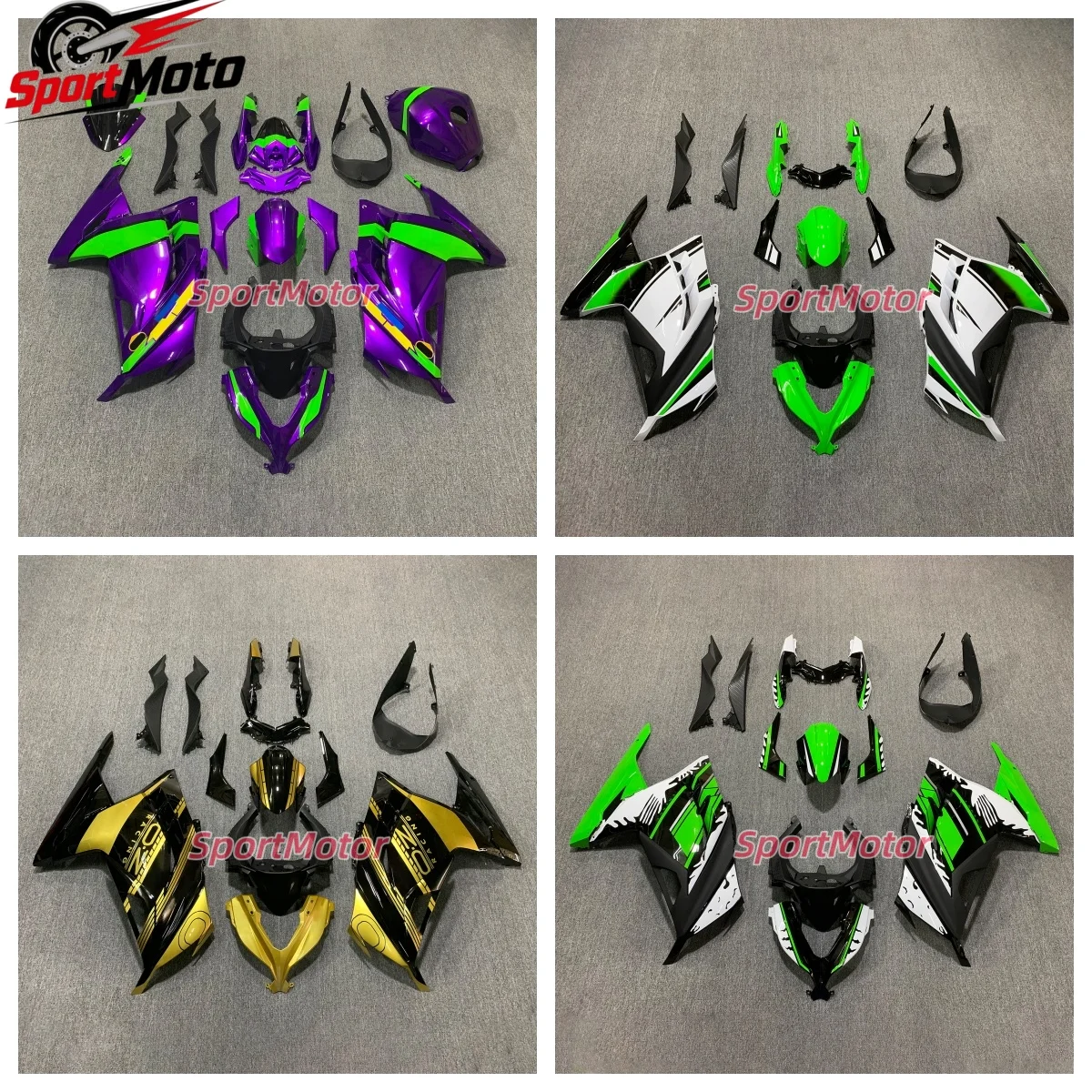 Injection fairings kit for Kawasaki Ninja 250R EX250 sport fairing kits black