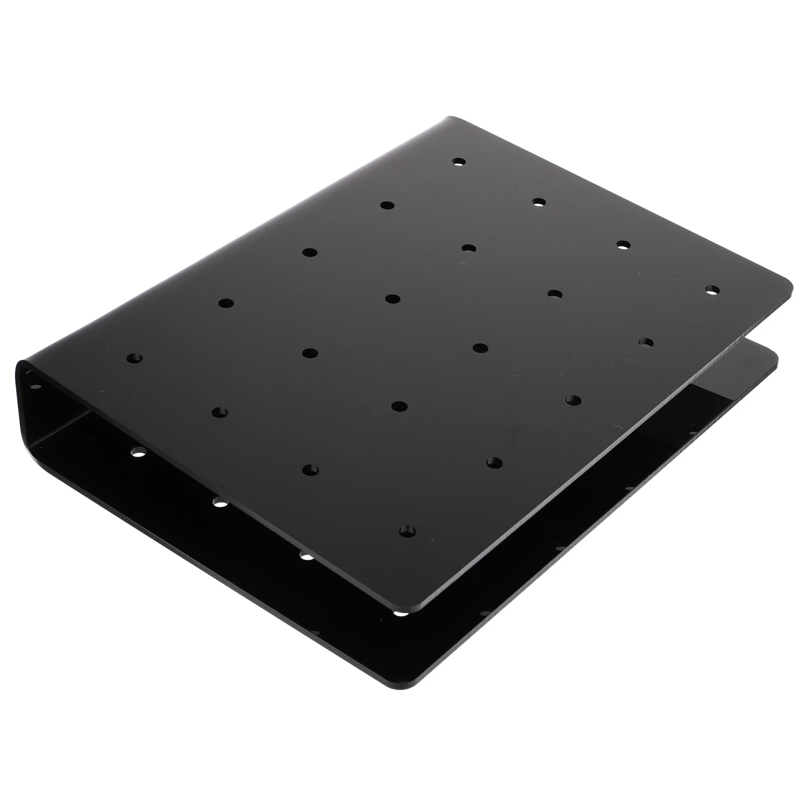 1 قطعة حامل عرض الحلوى السوداء قسط الاكريليك مصاصة حامل ثقب دائري تصميم سطح أملس هدايا الحفلات عرض الرف