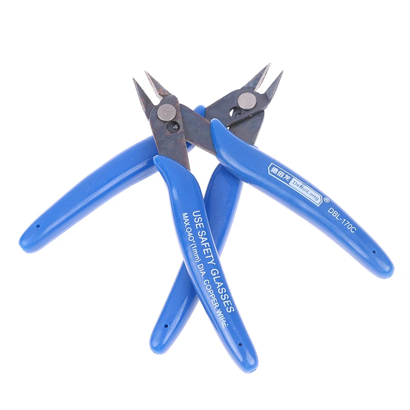 3D Printer Parts PLATO170 Clamp DIY Electronic Diagonal Pliers Side Cutting Nippers Electrical Wire Cable Cutters Hand Tools