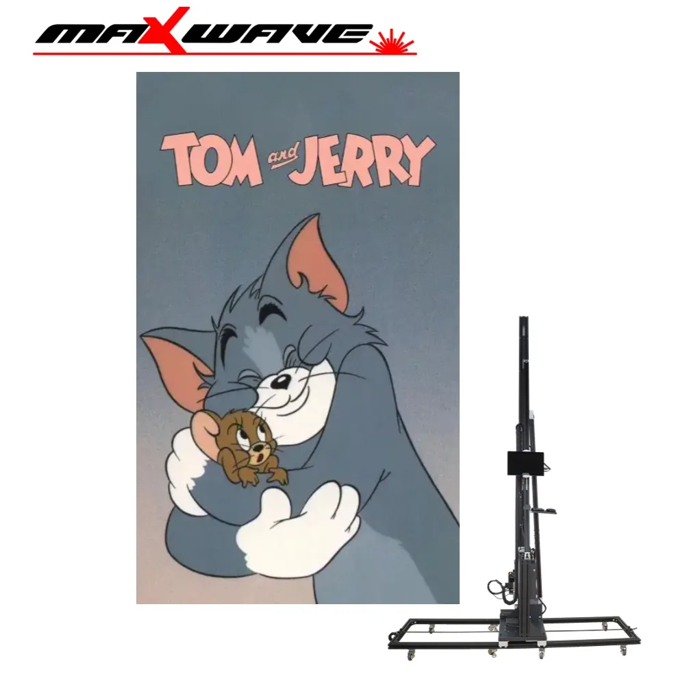 Высокоскоростной УФ-планшетный принтер для настенных фресок, многоформатная цифровая печать на дереве, стекле, металлической кирпичной плитке