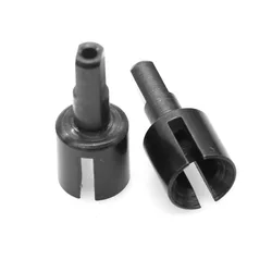 2Pcs Steel Gearbox Joint Cup Diff Cup 300054477 for Tamiya TT01 TT02 TT01D TT01E DF-02 M05 M06 1/10 RC Car Upgrade Parts