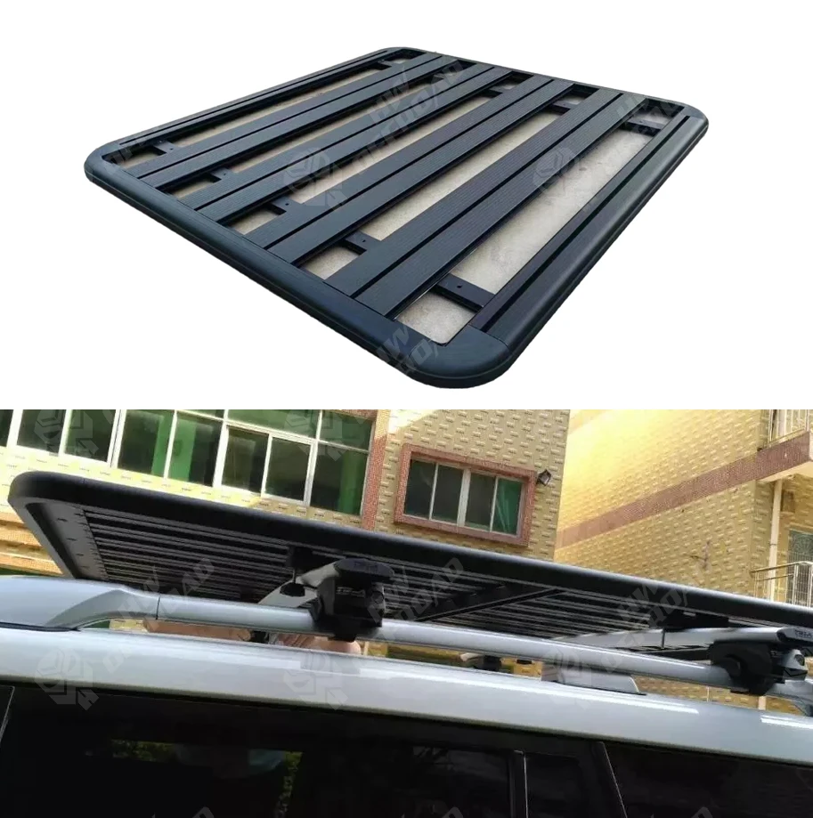 

4x4 Pickup Aluminum Roof Rack Cargo Basket Platform for Toyota 4Runner All Years Luggage Carrier Top Cargo Rack