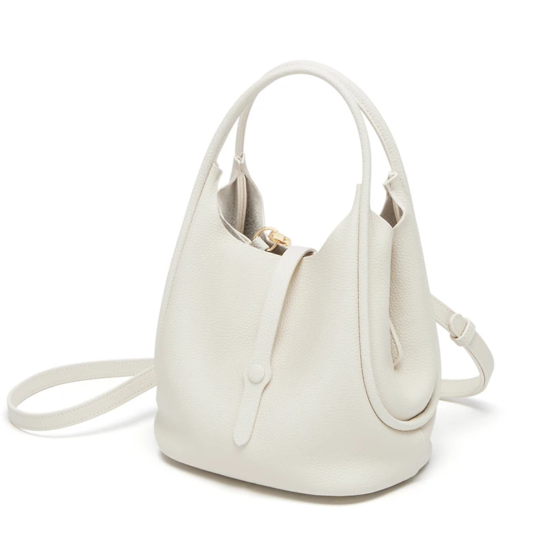 Imagem -04 - Cnoles-bolsa de Ombro Balde Minimalista Feminina Bolsa Casual Bolsa Crossbody Feminina Elegante Nova