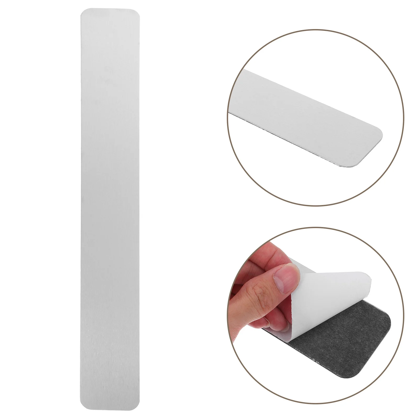 3 قطعة لوحة مذكرة جدارية للصور شرائط حديدية لاصقة دعم عرض معدني بار لمكتب المنزل والمدرسة شريط منظم الحائط #1