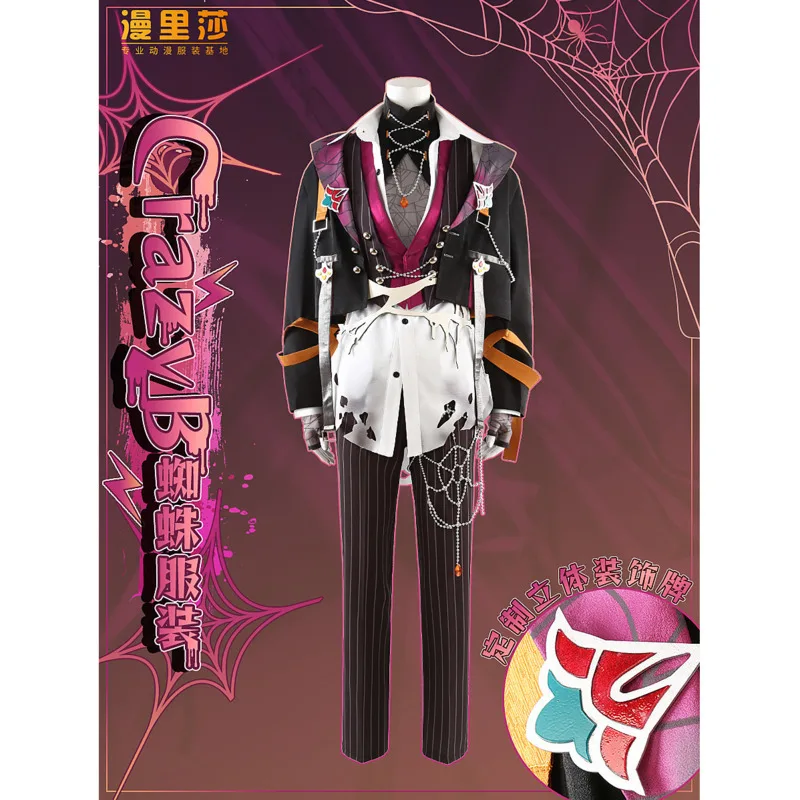 

Anime Game Suit Halloween Es Cosplay Idol Dream Festival CrazyB Costume Halloween Amber Himeru Danxi Tclycos Costume Presale