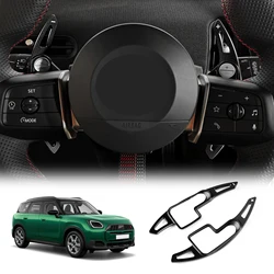 for Mini Cooper S F65 F66 Countryman U25 2024 2025 JCW Car Steering Wheel Paddle Shifter Cover Aluminum Alloy Trim Accessories