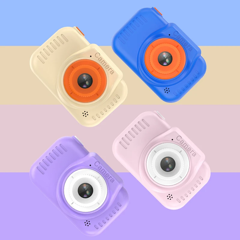 Kids Mini Cartoon Vintage Digital Camera 2-calowy kolorowy wyświetlacz Kamera zewnętrzna SLR Zabawki Prezent urodzinowy dla dzieci Zabawki dla dzieci