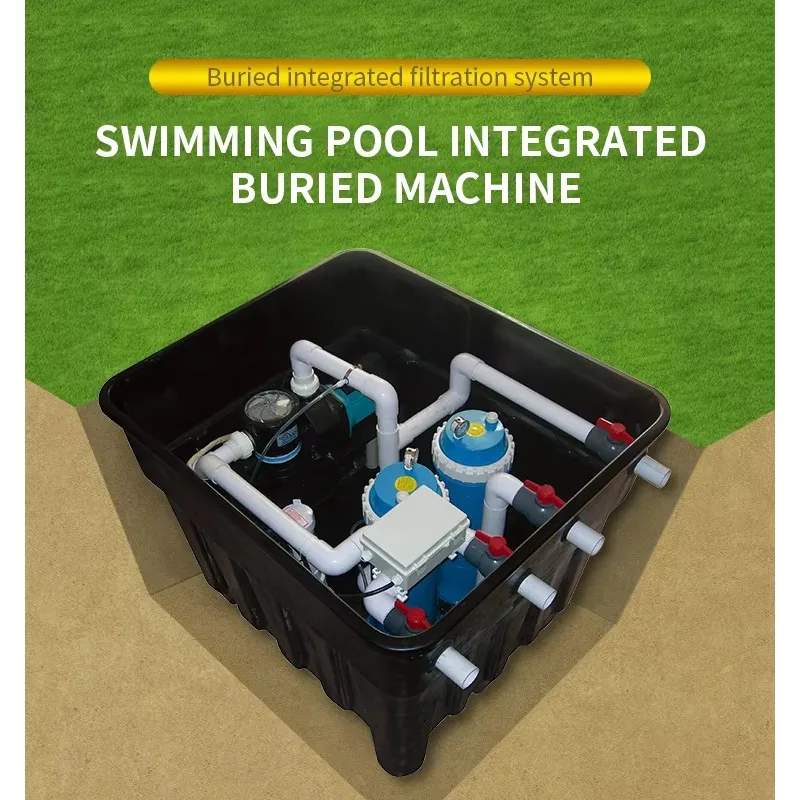 Popular In-Ground Integrated Filter System Swimming Pool Filtration Quartz Sand Filter For Pool