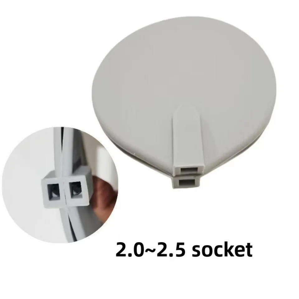 95*95 Mm 10 Piece Round Silicon Electrode Pads Circle Tens Carbon Electrodes/silicone Rubber Electrodes Pads for Tens Machine