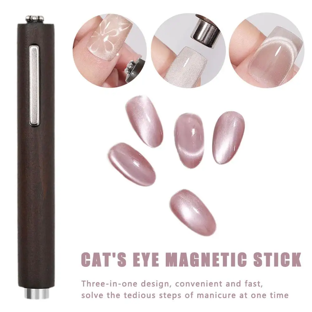 Cat Eye Magnetic Suction Rod Manicure Design Tool Cylindrical Magnet For Cat Eye UV Gel Polish Snowlight Glitter Effect Too V2Q1