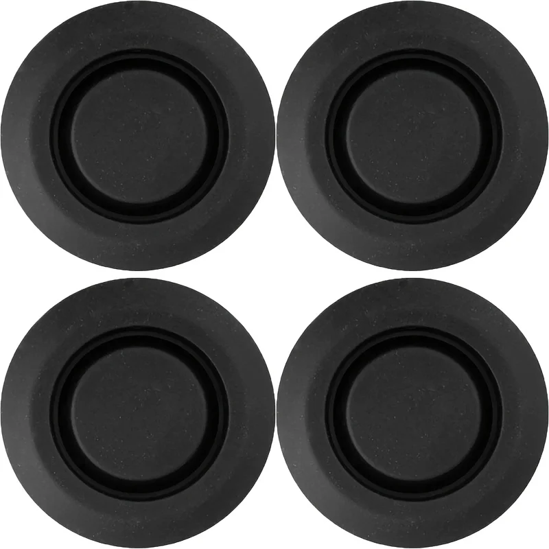 4Packs Door Rubber Plug Hole Plug Car Chassis Dust Plug Black Rubber Universal Sealing Waterproof Rubber Stopper Car Accessories