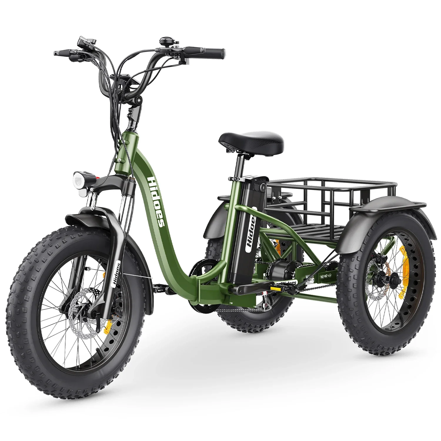 Factory Price 20 Inch Adult Electric Tricycle 3 Wheel Fat Tire Electric Tricycles Trike For Transportation