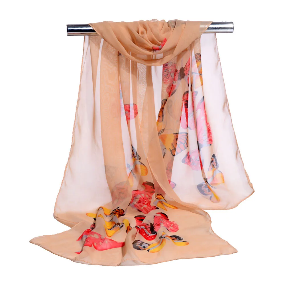 Long Print Scarf Shawl Fashion Women Chiffon Soft Wrap Scarf Ladies Shawl Scarf Scarves Unisex Pashmina Wraps Foulard Blanket