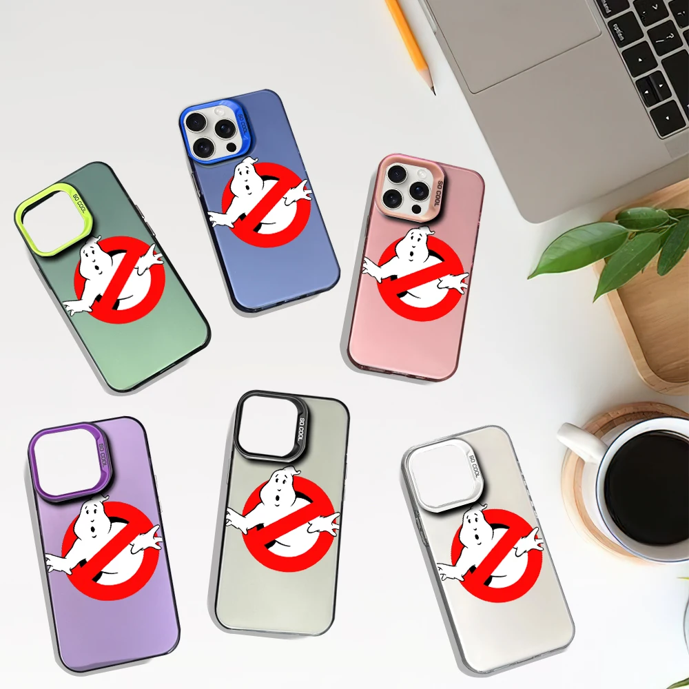 Movie E-Extreme G-Ghostbusters Laser Phone Case for iPhone 12 11 13 14 15 16 Max Pro Plus IMD Shockproof Silicone Coque