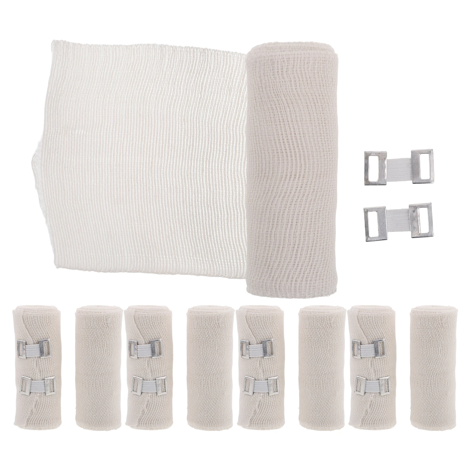 

10 Pcs Thick Elastic Compression for Sports Adjustable Ankle Leg Wraps Cohesive Stretch Supportive Manual Corrective