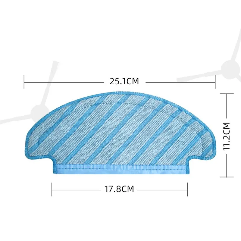 For Ecovacs Deebot Ozmo T8 AIVI T8 Max T8 T8+ Series/ T9 /N8 N8 Pro Plus/ N8 Pro Robot Vacuum Cleaner Accessories Parts