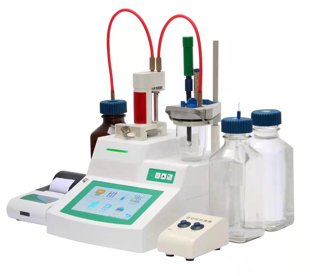 PUSH Fully Automatic Potentiometric Titration Instrument/Digital Acid Titrator with 1 Year Warranty 220V IP55 Protection