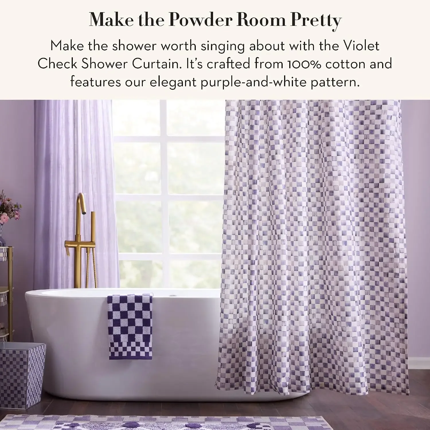 Shower Curtain, Washable Fabric Shower Curtain for Bathroom Decor, 72