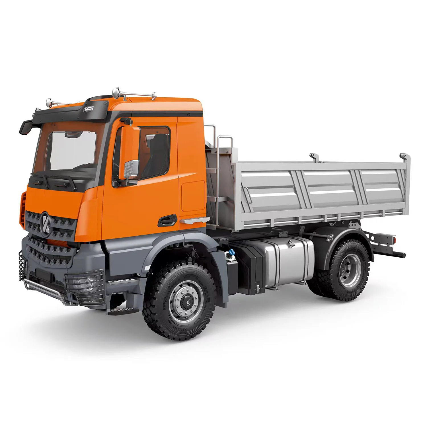 미국산 카볼라이트 5701 RC 덤프트럭 1:14 4x4 무선 조종 팁퍼카 2단 변속 RTR 덤프카 (소리, 조명 포함) 어린이용