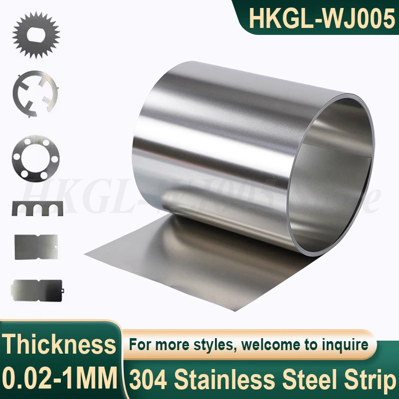 

Thick 0.02-1mm 304 Stainless Steel Strip Thin Steel Sheet Steel Foil Strip Steel Coil Customizable