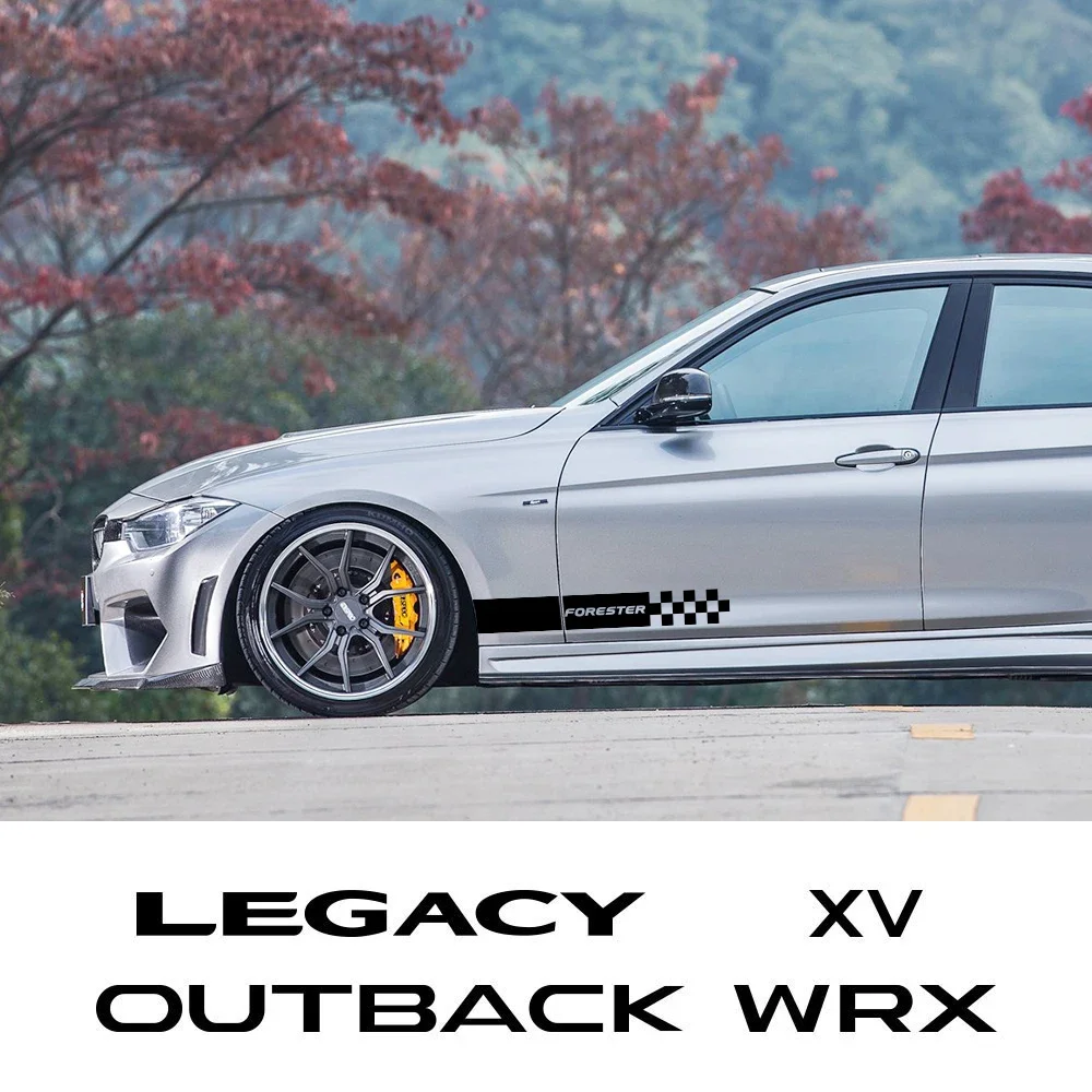 

For Subaru Forester XV Outback Legacy WRX Tribeca Levorg BRZ Crosstrek Styling Accessories Car Door Side Stickers and Decals