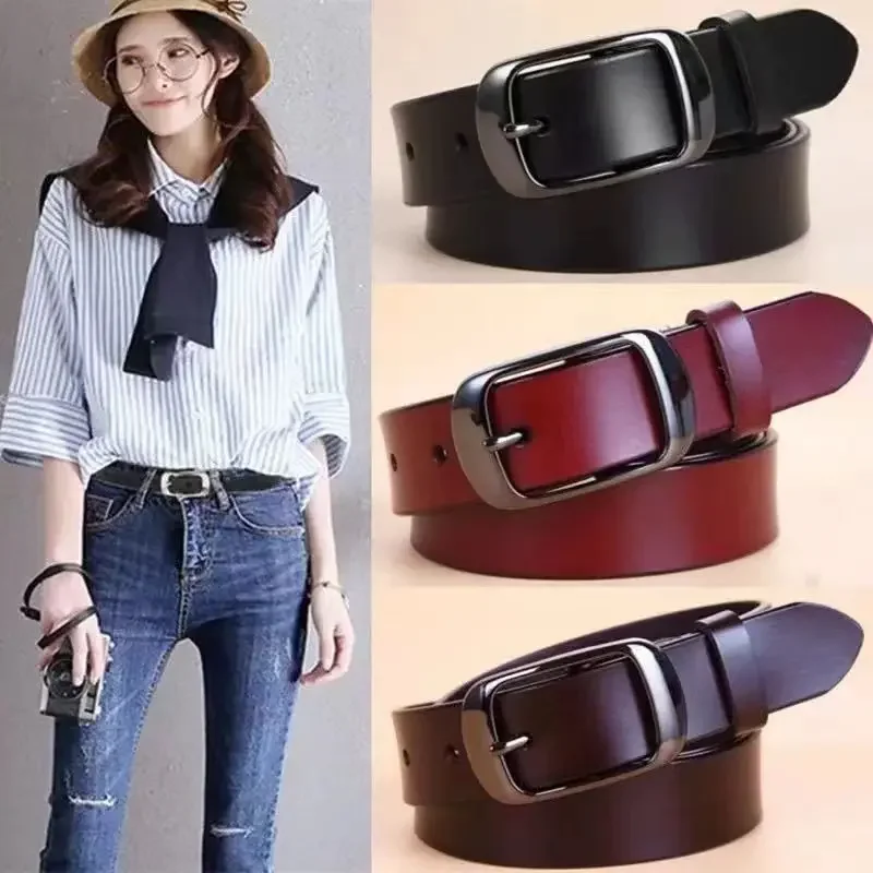 

Explosive Belt Everything Jeans Women Loose Belt Black Fashion 2025 New Style Decoration Advanced Sense Simple
