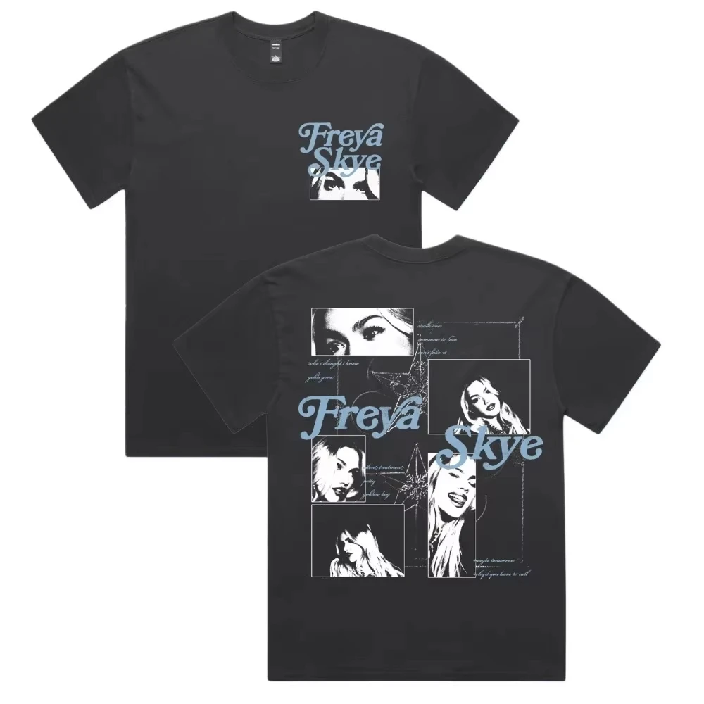 Freya Skye 2026 Stars Align Tour Merchandise, Premium Komfort Y2K Mode Kleid-Stil Konzert-Bekleidung Damen und Herren T-Shirt – Detail 2