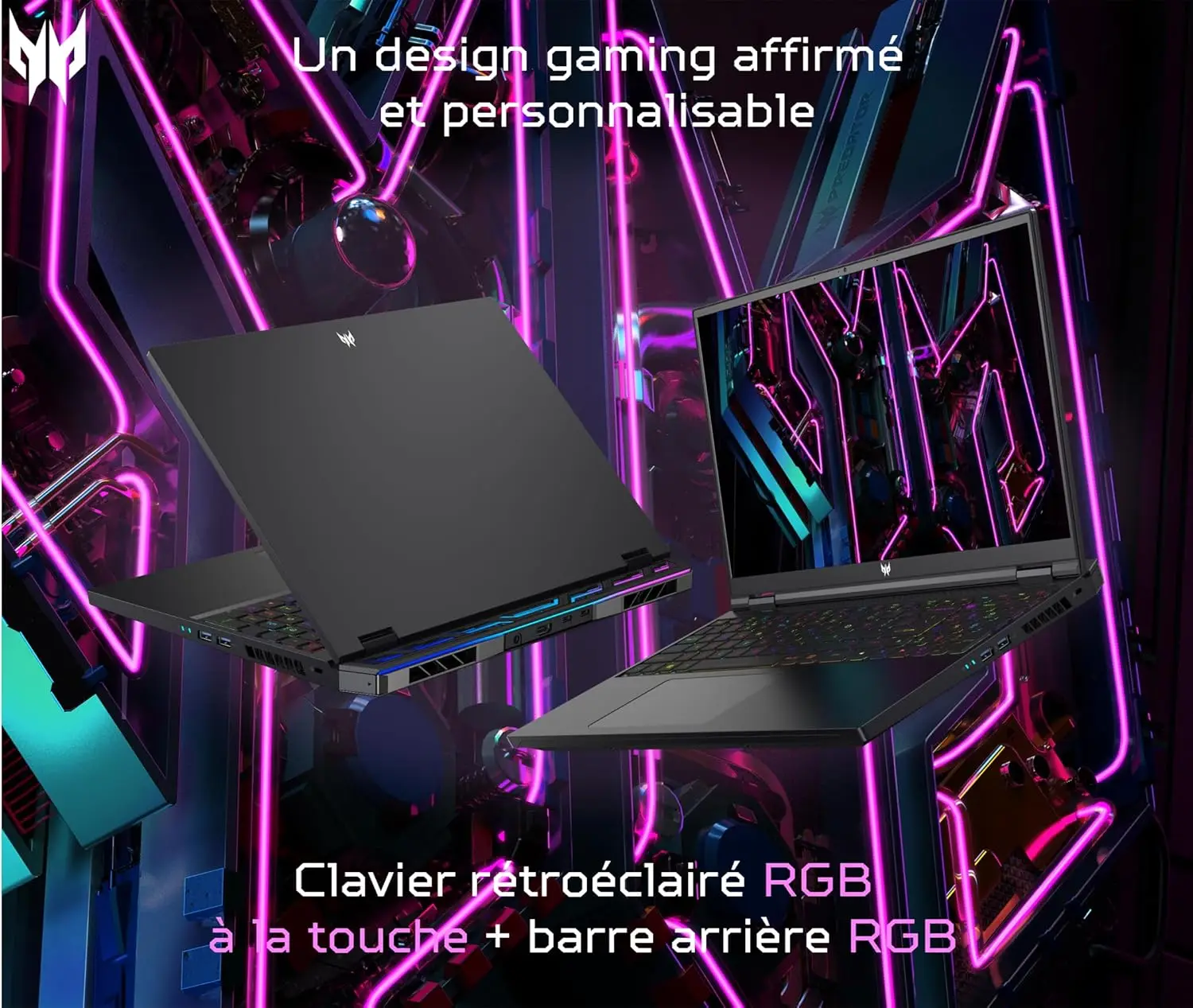 Acer Predator Helios 16 Ordinateur Portable Gaming 16" IPS 240 Hz, Intel  i9-13900HX, RAM 32G, 2T SSD,  RTX 4060, Windows 11