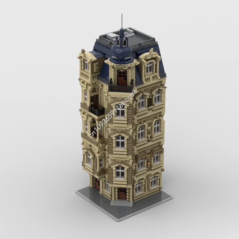 

3270PCS MOC Modular Building Floor extensions for the Beaux-Arts Building with interior Model Building Block Brick Toys Kid Gift