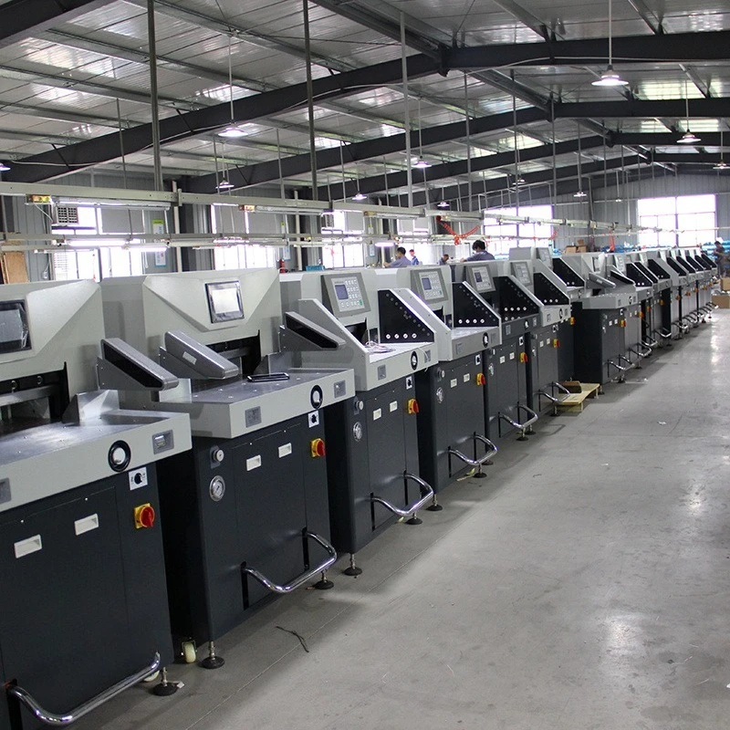 Nc Single Cutter Smoking A4 and A3 Corrugated Board Bobbin Massicot Tobacco Cigarette Paper Cutting Machine - view 6