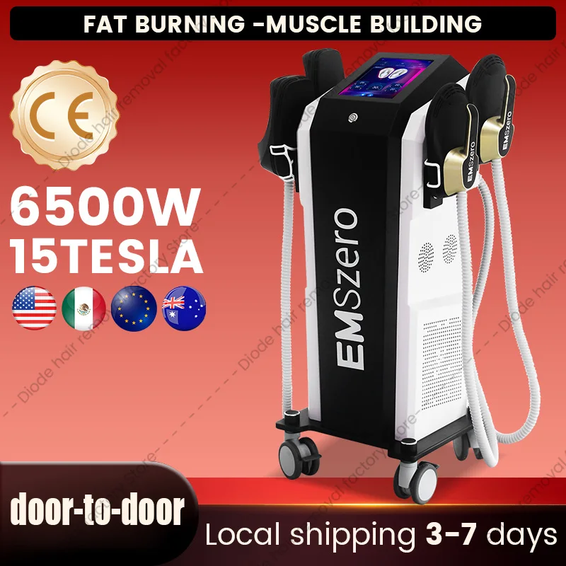 

EMSzero 15Tesla 6500w NEO Body Slimming Nova Fat Burning Muscle EMS Sculpting Electromagnetic Stimulate Pro Machine