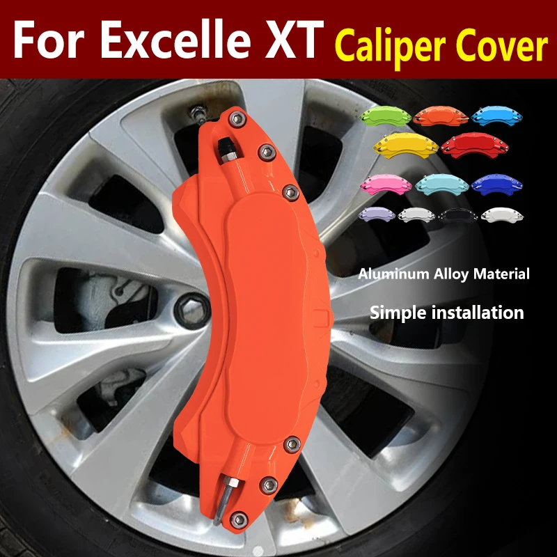 

For Buick Excelle XT Car Brake Caliper Cover Aluminum Alloy Metal Kit Fit GT XT 1.6L 1.8L 1.3T 15T 18T 15N 2010 2014 2017 2021