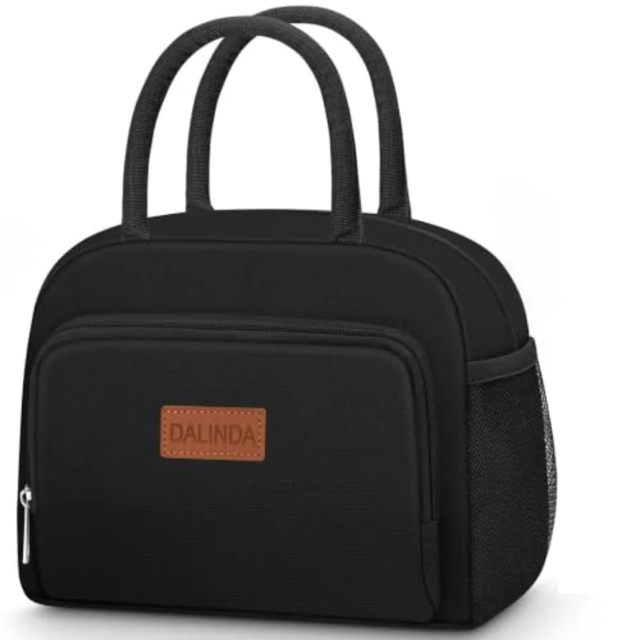 

Lunch Bag Lunch Box for Women Men, Insulated Lunch Bags Water-Resistant Cute Cooler Lunch Tote Bag, Reusable Large Capacity for
