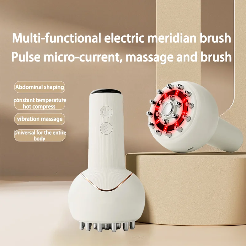 

Traditional Chinese Medicine Healthy Electric Meridian Brush Gua Sha Slimming Abdominal Meridian Brush