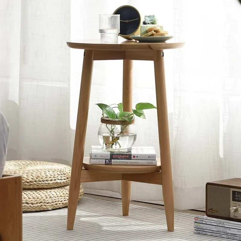 Side small round table small coffee table, mini simple side home creative Nordic corner corner table