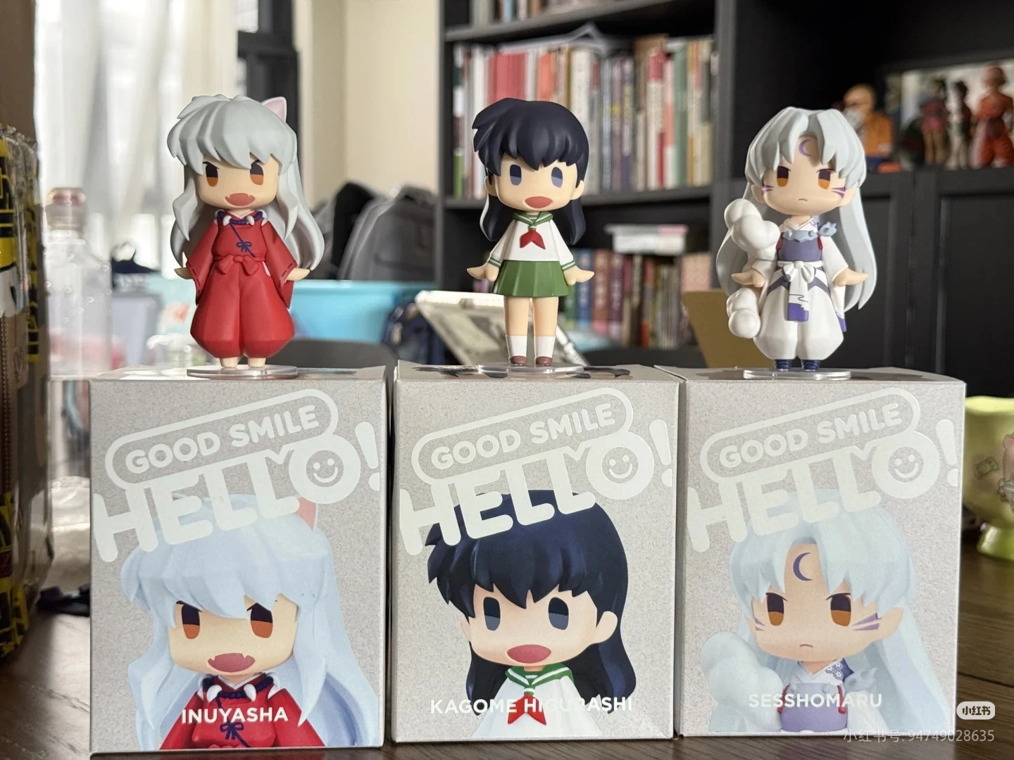 Véritable Gsc Inuyasha bon sourire série Inuyasha figurine Sesshomaru modèle Kagome Higurashi Figurines cadeau jouet