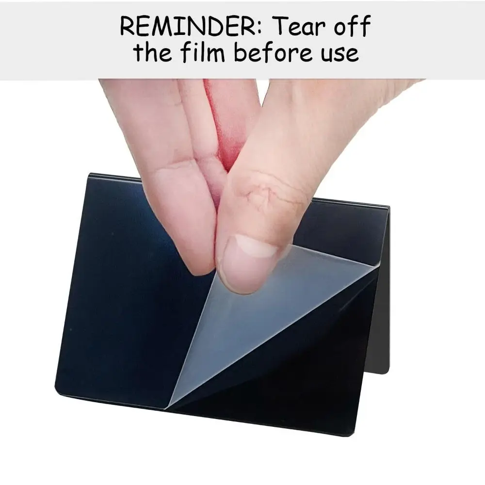 1pcs High Quality Acrylic/PVC Mini Chalkboard Erasable Reusable Erasable Blackboard Writable Price Tag Price Display